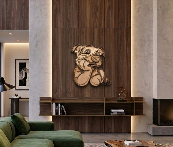 Layered Dog Wall Art — View 2
